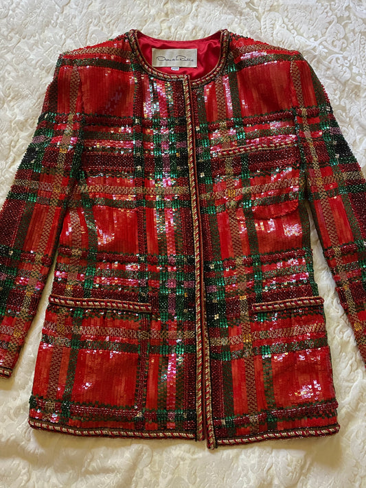 Chaqueta joya Oscar de la Renta F/W 1991