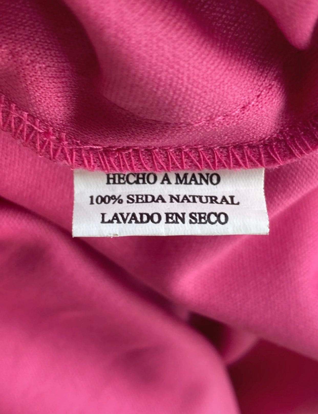 Vestido vintage de seda