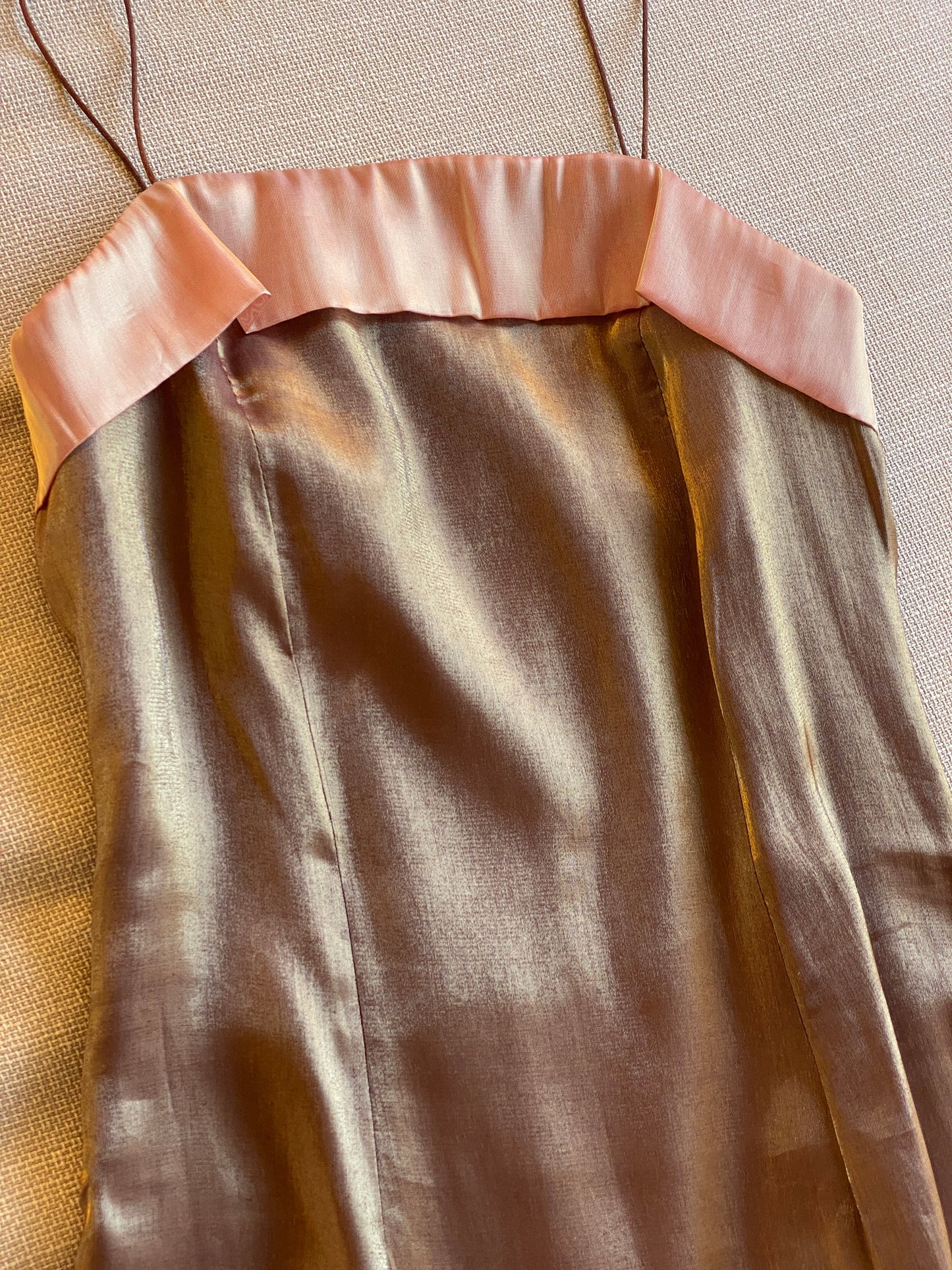 Vestido vintage 90s tornasolado