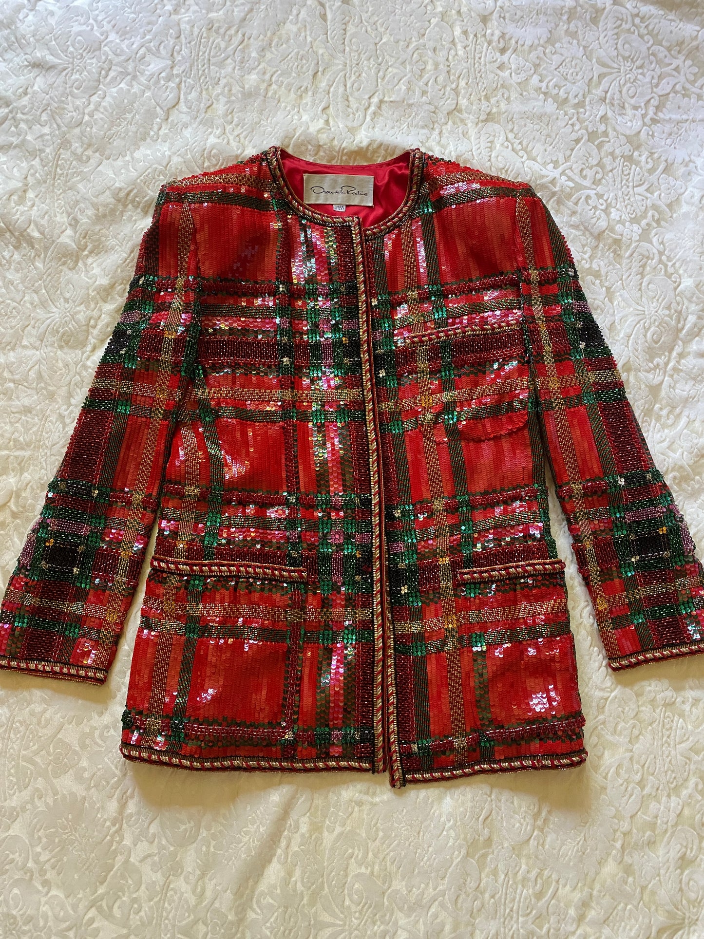 Chaqueta joya Oscar de la Renta F/W 1991