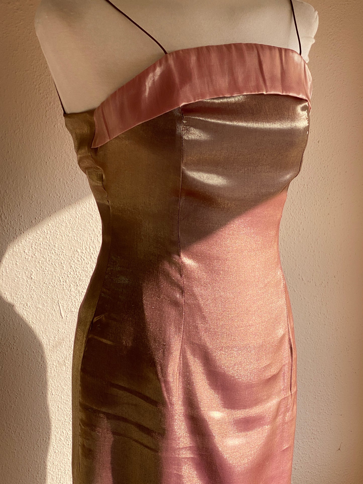Vestido vintage 90s tornasolado