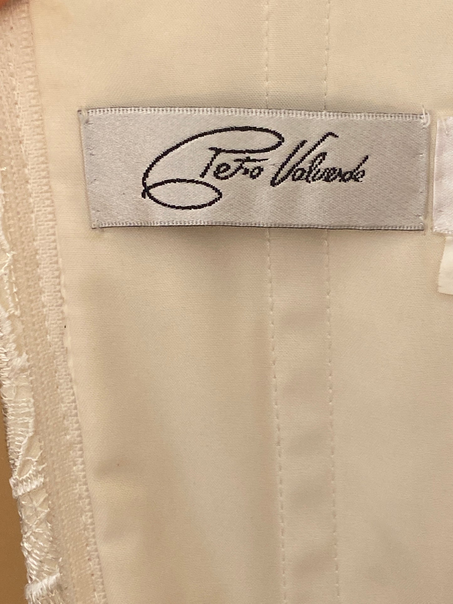 Vestido Petro Valverde de encaje guipur