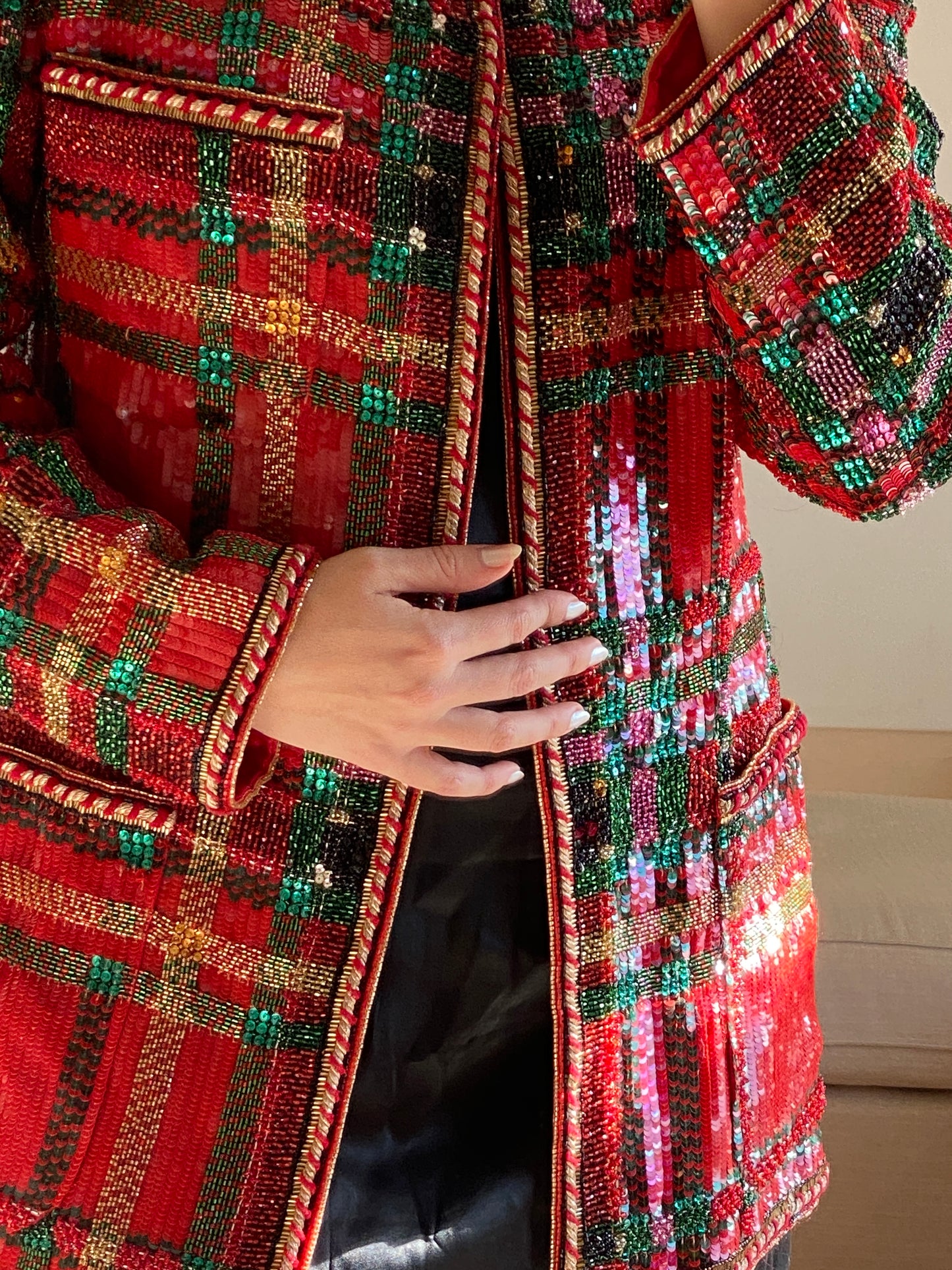 Chaqueta joya Oscar de la Renta F/W 1991