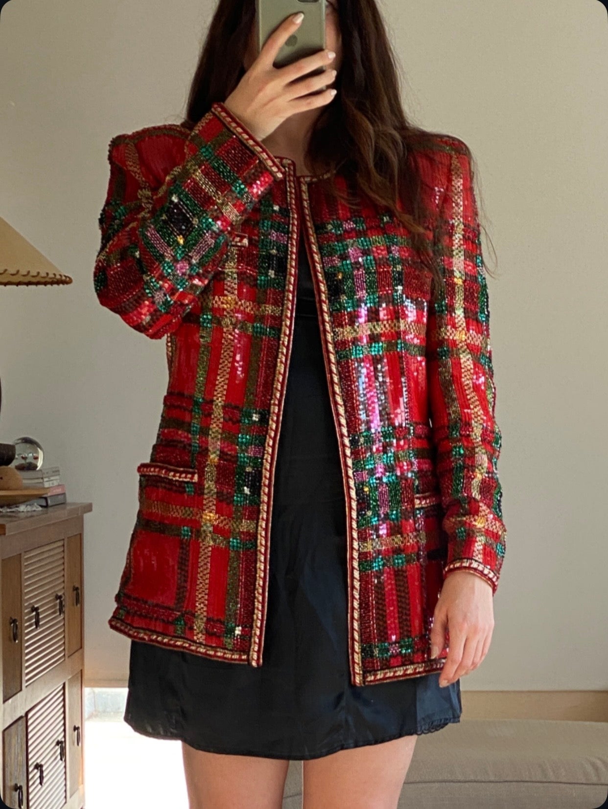 Chaqueta joya Oscar de la Renta F/W 1991