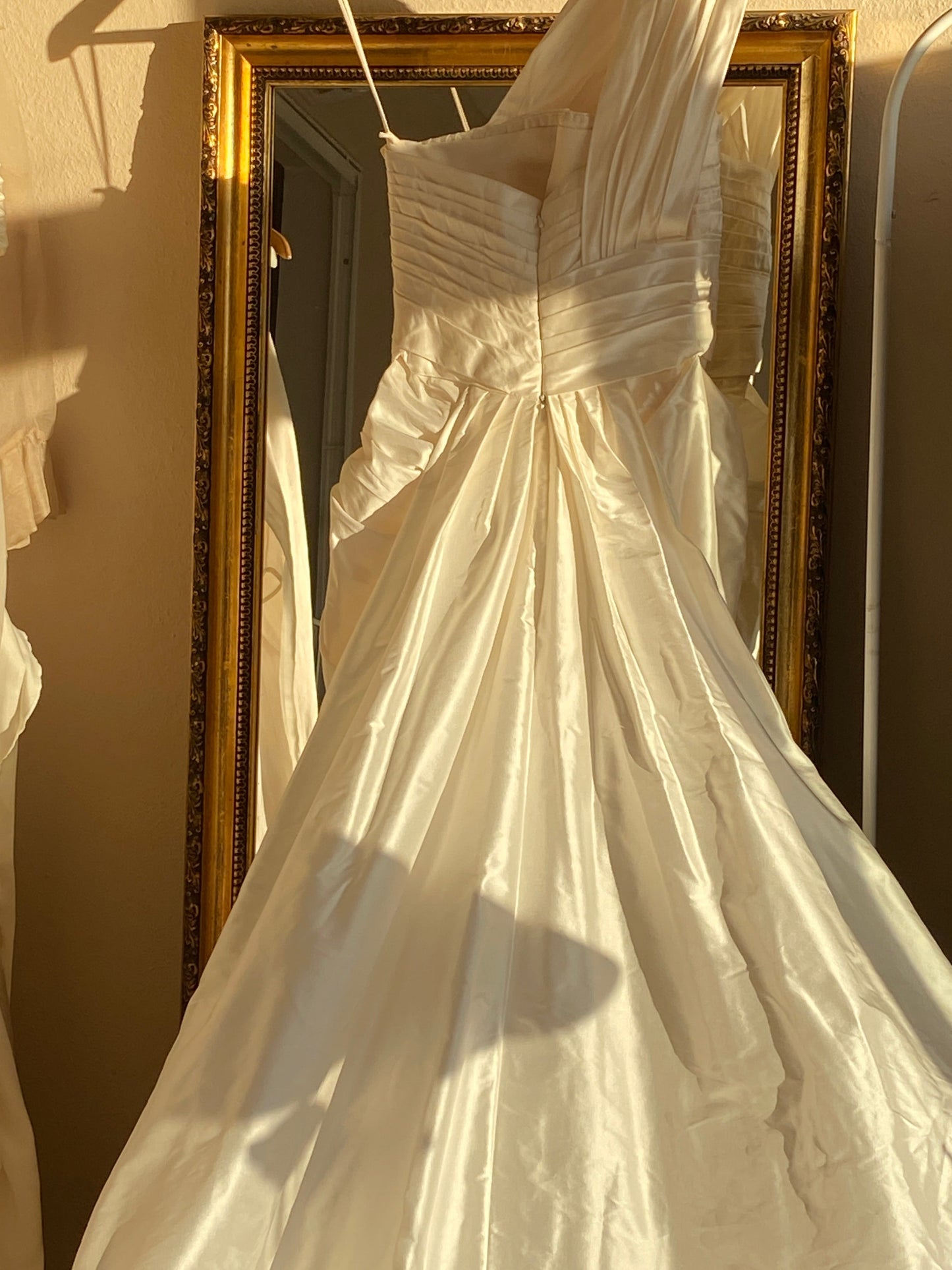 Vestido de tafetán de seda drapeado Elie by Elie Saab