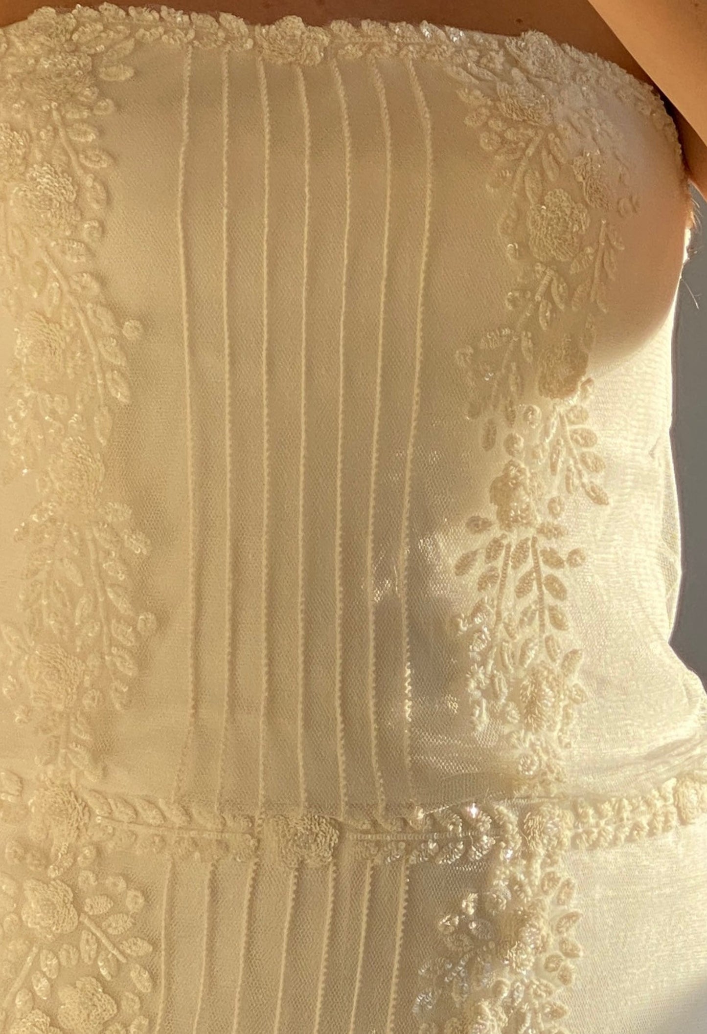 Vestido de novia palabra de honor